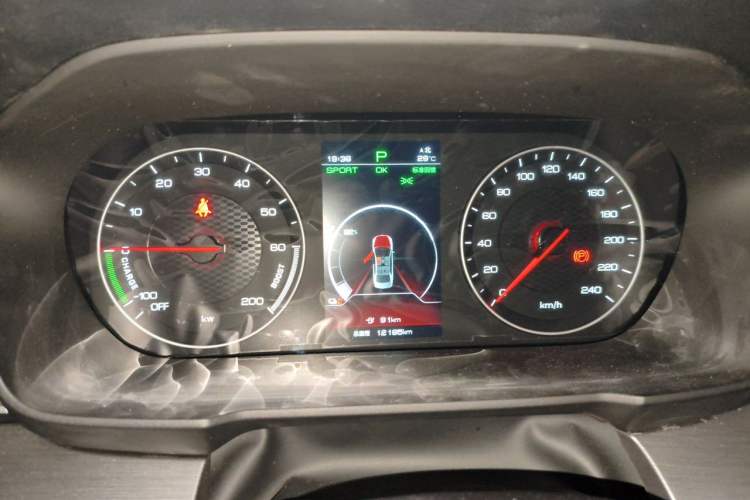 Used BYD Qin New Energy 2019 High-Range Luxury Model Instrument Cluster