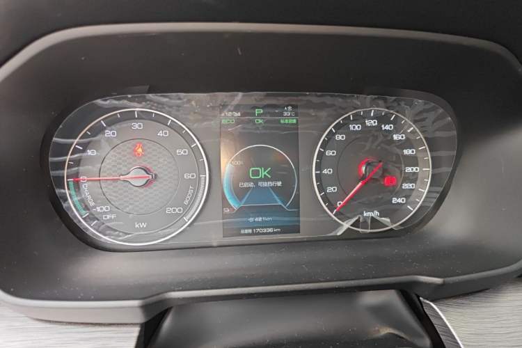 Used BYD Qin New Energy 2019 High-Range Deluxe Model Instrument Cluster