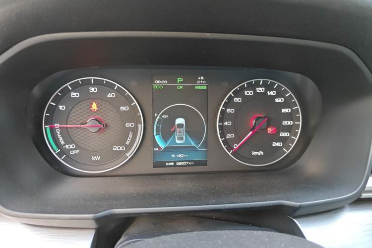 Used BYD Qin New Energy 2019 High-Range Deluxe Model Instrument Cluster