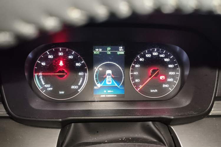 Used BYD Qin New Energy 2019 High-Range Luxury Model Instrument Cluster