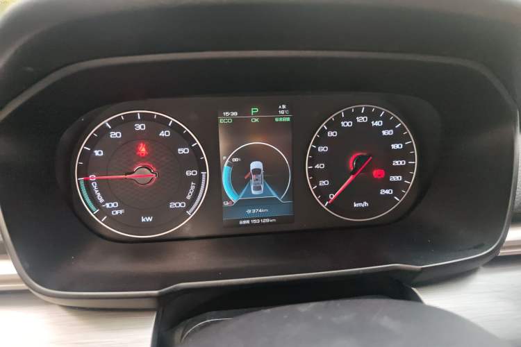 Used BYD Qin New Energy 2019 High-Range Deluxe Model Instrument Cluster