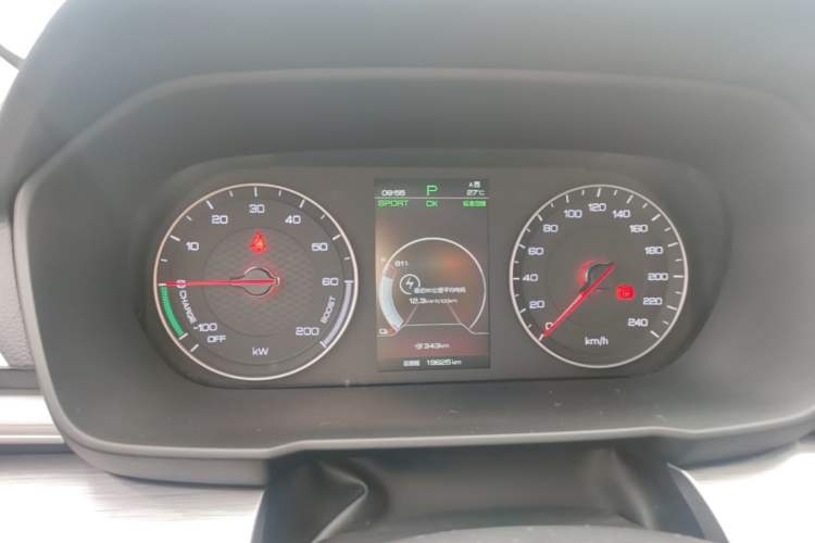 Used BYD Qin New Energy 2019 High-Range Deluxe Model Instrument Cluster