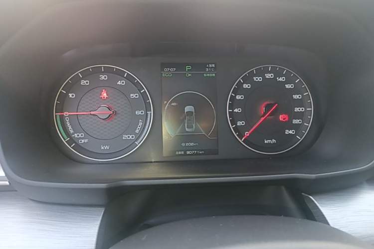 Used BYD Qin New Energy 2019 High-Range Luxury Model Instrument Cluster