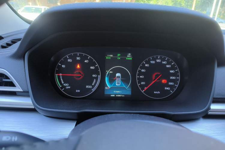 Used BYD Qin New Energy 2019 High-Range Deluxe Model Instrument Cluster