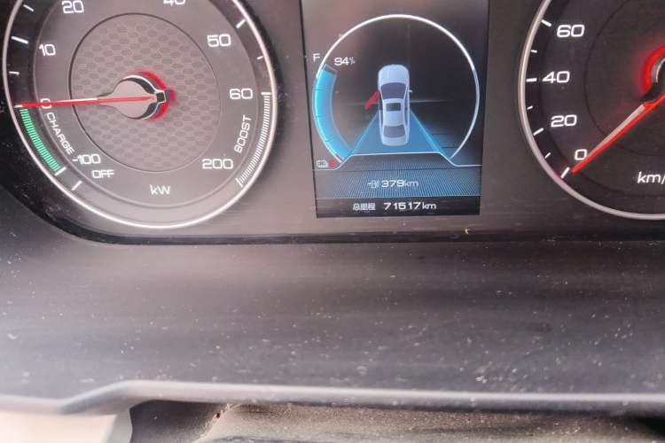 Used BYD Qin New Energy 2019 Standard Edition for Travel Odometer Close Up