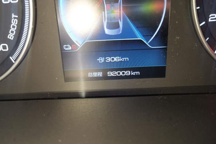 Used BYD Qin New Energy 2019 High-Range Deluxe Model Odometer Close Up