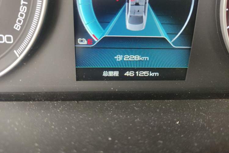 Used BYD Qin New Energy 2019 Travel Edition Odometer Close Up