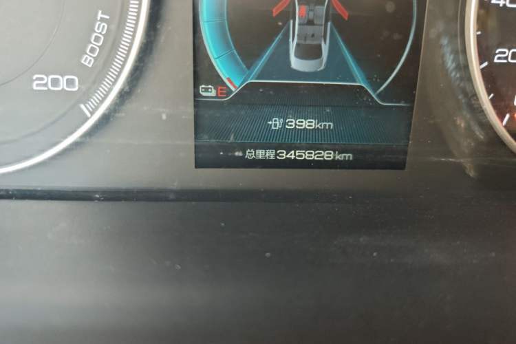 Used BYD Qin New Energy 2019 Travel Edition Odometer Close Up