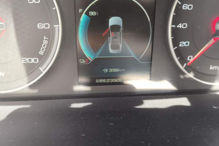Used BYD Qin New Energy 2019 Travel Edition Odometer Close Up