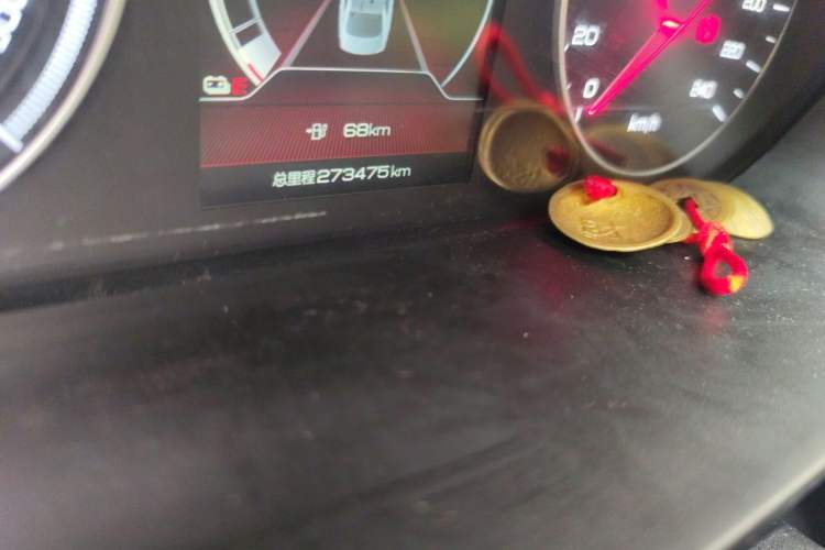 Used BYD Qin New Energy 2019 Travel Edition Odometer Close Up