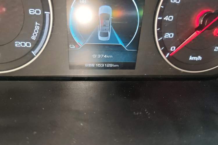 Used BYD Qin New Energy 2019 High-Range Deluxe Model Odometer Close Up