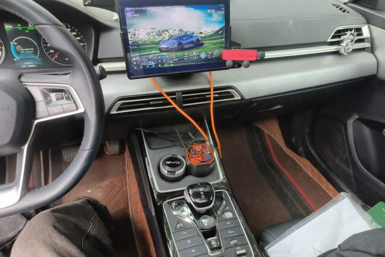 Used BYD Qin New Energy 2021 Travel Edition Audio And AC Panel