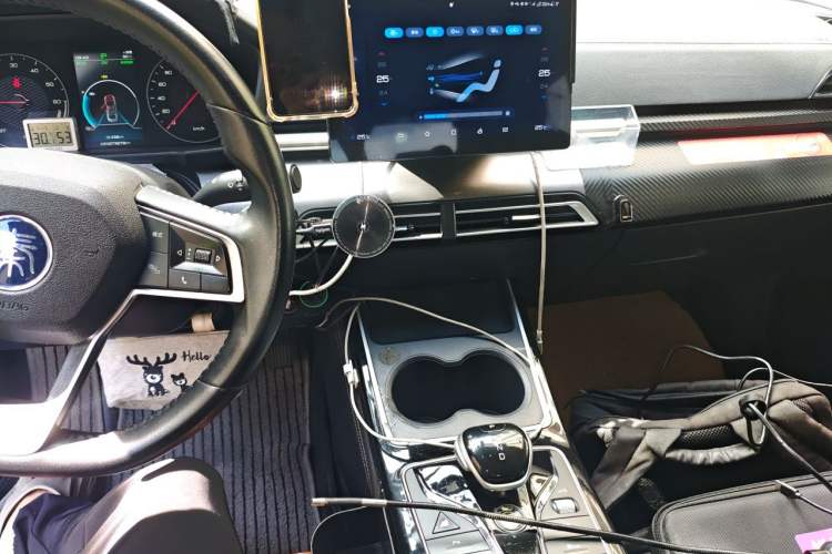 Used BYD Qin New Energy 2021 Travel Edition Audio And AC Panel