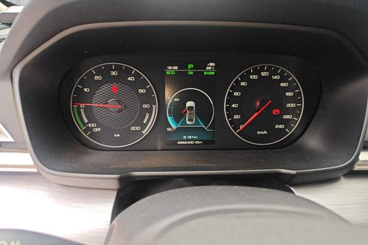 Used BYD Qin New Energy 2021 Travel Edition Odometer Close Up