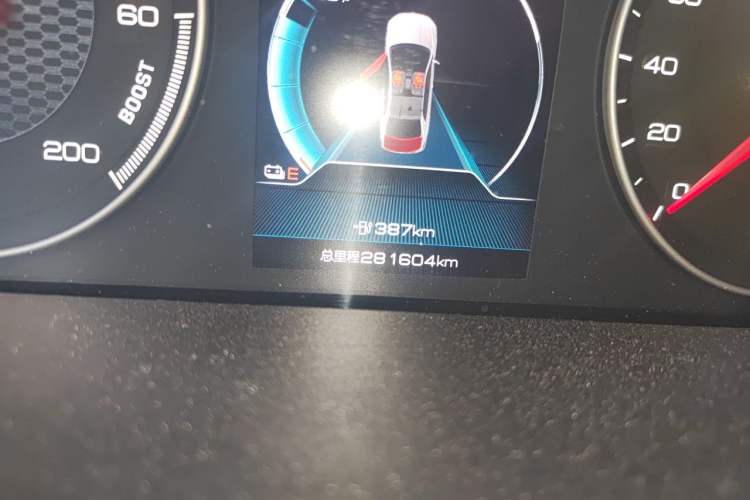 Used BYD Qin New Energy 2021 Travel Edition Odometer Close Up