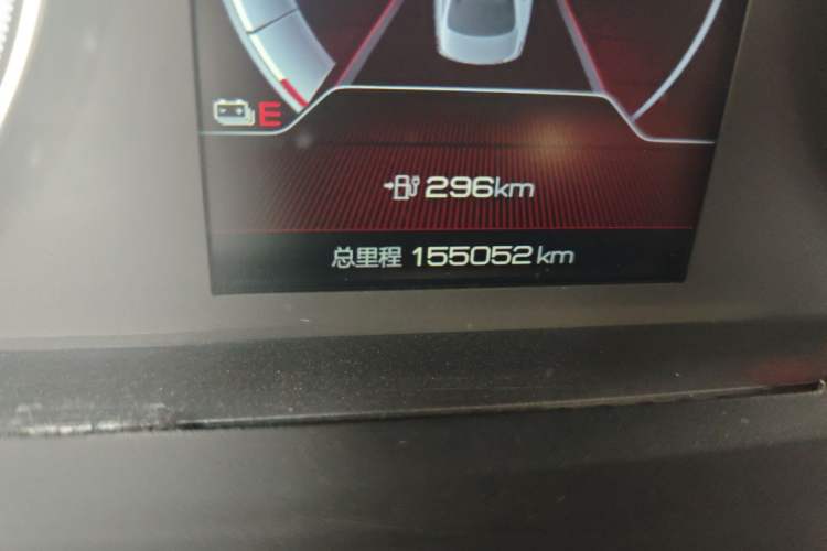 Used BYD Qin New Energy 2021 Travel Edition Odometer Close Up