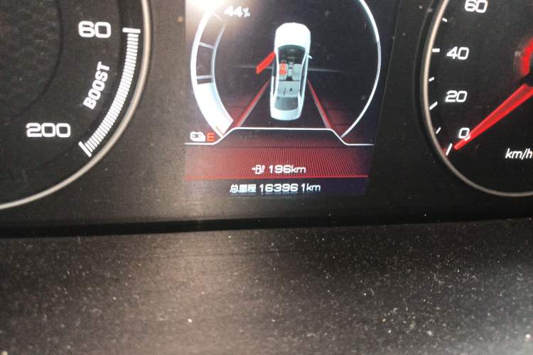 Used BYD Qin New Energy 2021 Standard Edition Odometer Close Up