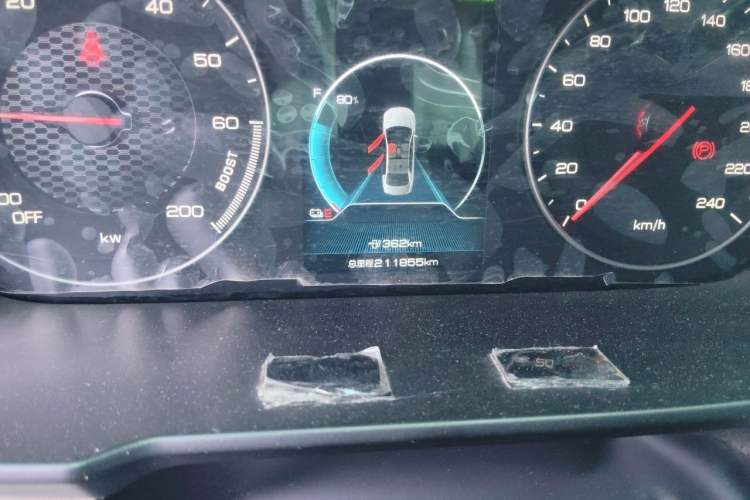 Used BYD Qin New Energy 2021 Lingchang Edition Odometer Close Up
