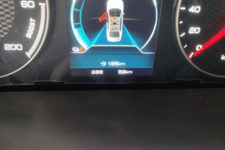 Used BYD Qin New Energy 2021 Standard Edition Odometer Close Up