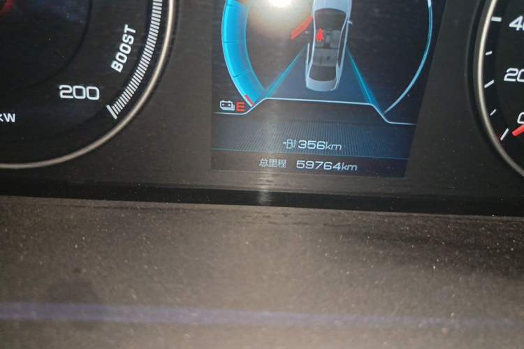 Used BYD Qin New Energy 2021 Travel Edition Odometer Close Up