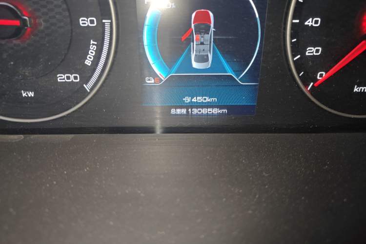 Used BYD Qin New Energy 2021 Travel Edition Odometer Close Up