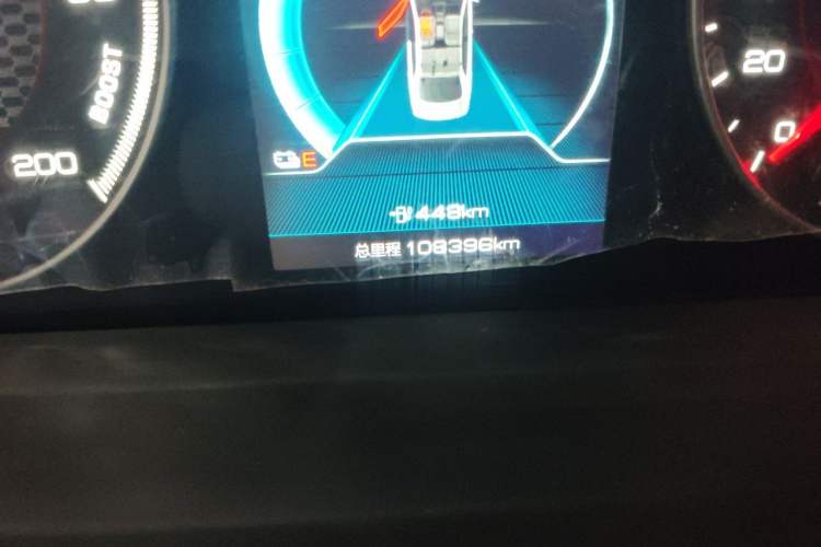 Used BYD Qin New Energy 2021 Travel Edition Odometer Close Up