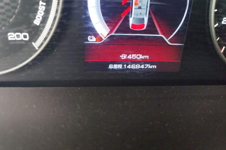 Used BYD Qin New Energy 2021 Travel Edition Odometer Close Up