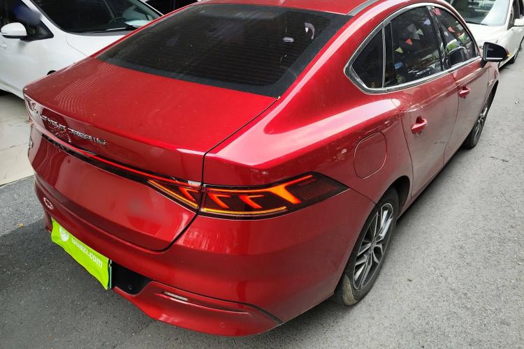 Used BYD Qin PLUS 2021 EV 500KM Luxury Model Rear Right 45 Deg