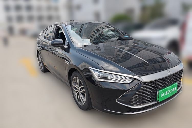 Used BYD Qin PLUS 2021 DM-i 55KM Flagship Model Front Right 45 Deg