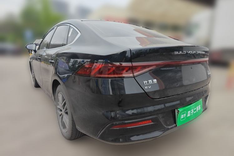 Used BYD Qin PLUS 2021 EV 400KM Luxury Model Rear Left 45 Deg
