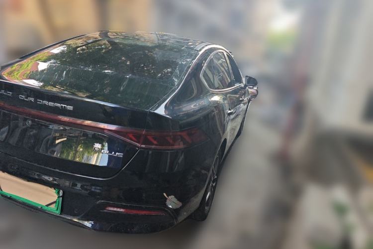 Used BYD Qin PLUS 2021 DM-i 55KM Flagship Model Rear Right 45 Deg