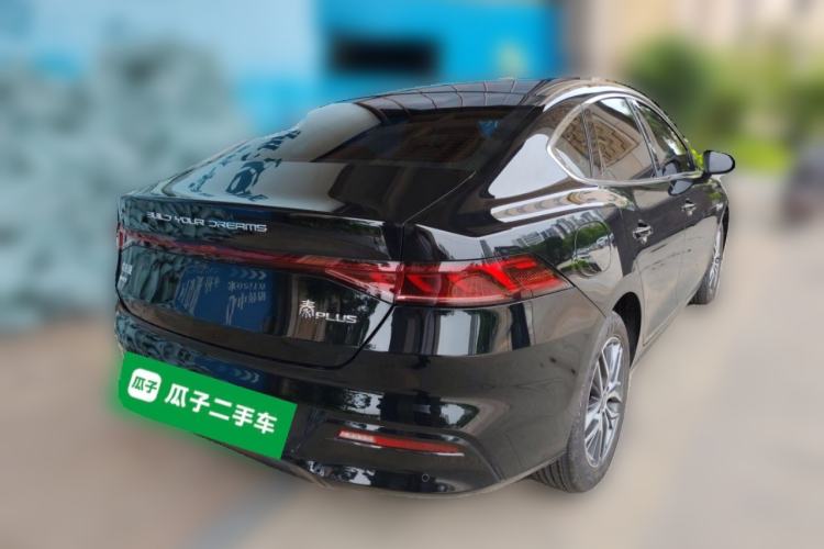 Used BYD Qin PLUS 2021 DM-i 120KM Flagship Model Rear Right 45 Deg
