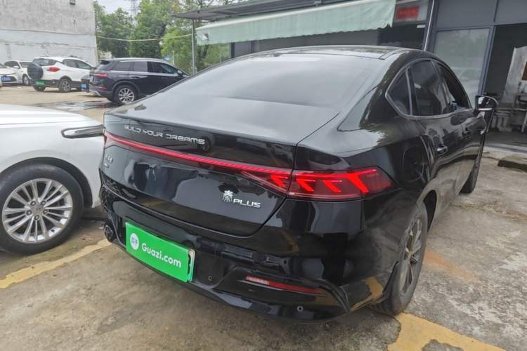 Used BYD Qin PLUS 2021 DM-i 55KM Prestige Model Rear Right 45 Deg