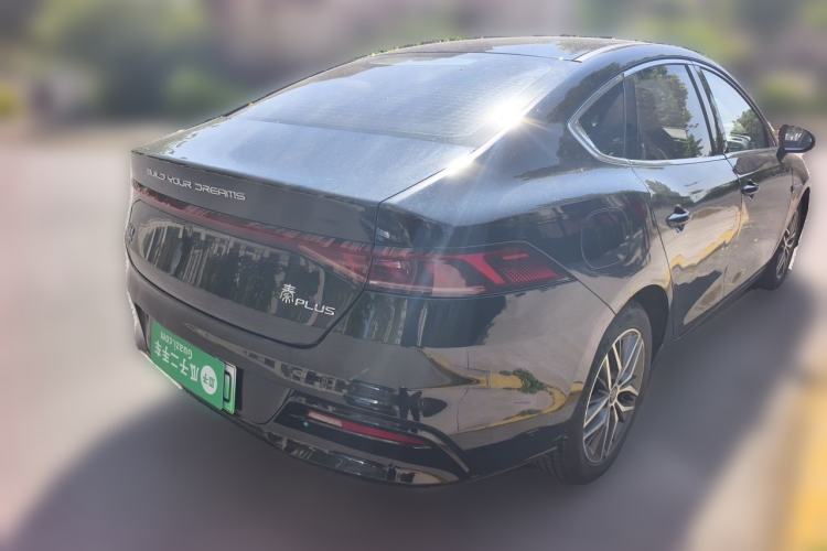 Used BYD Qin PLUS 2021 DM-i 55KM Flagship Model Rear Right 45 Deg