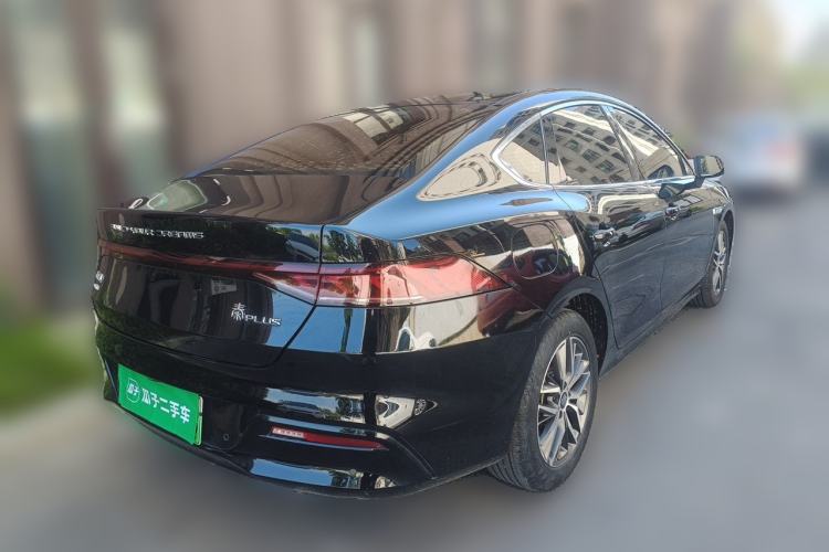 Used BYD Qin PLUS 2021 DM-i 55KM Flagship Model Rear Right 45 Deg