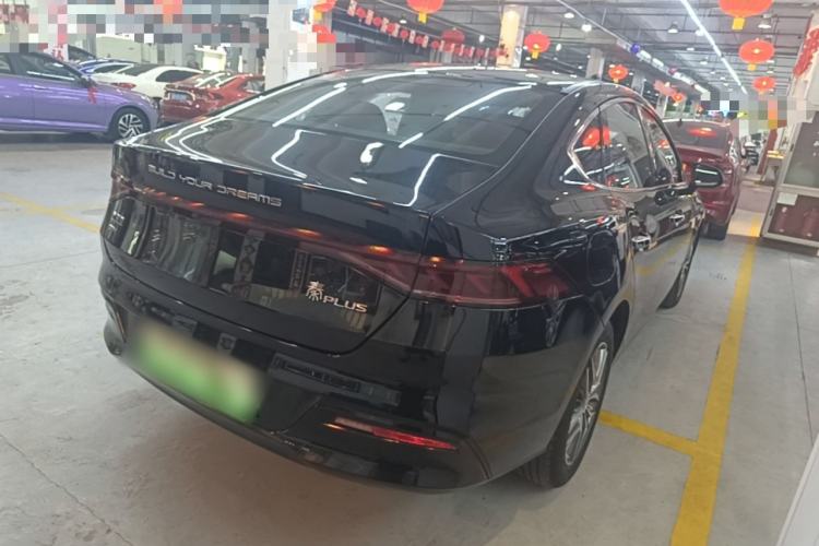 Used BYD Qin PLUS 2021 DM-i 55KM Flagship Model Rear Right 45 Deg