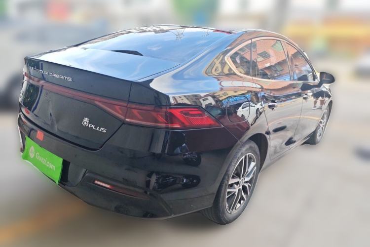 Used BYD Qin PLUS 2021 DM-i 55KM Flagship Model Rear Right 45 Deg