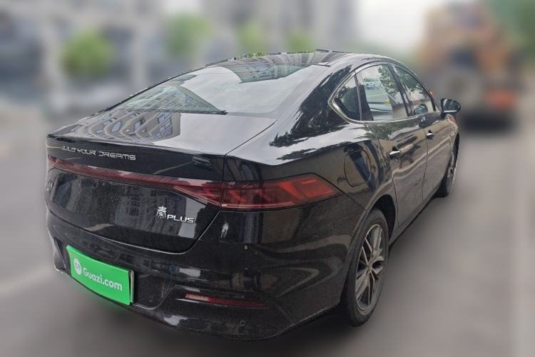 Used BYD Qin PLUS 2021 DM-i 120KM Prestige Model Rear Right 45 Deg