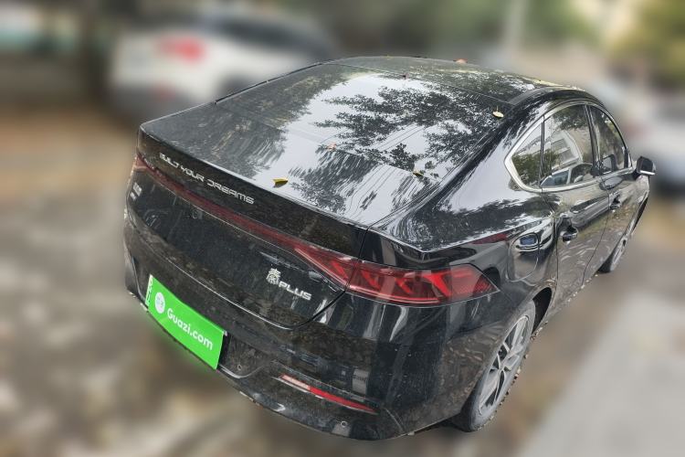 Used BYD Qin PLUS 2021 DM-i 55KM Flagship Model Rear Right 45 Deg