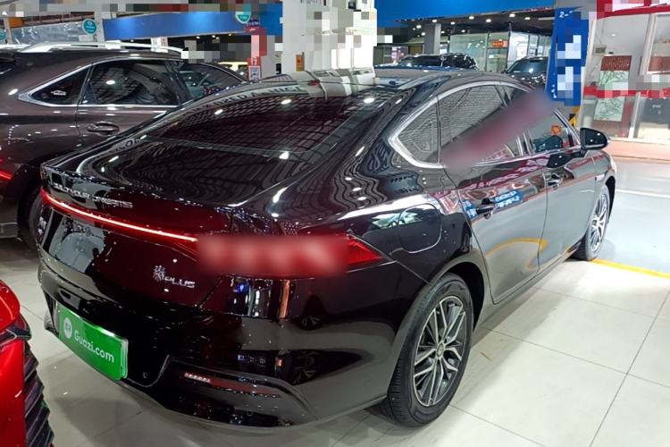 Used BYD Qin PLUS 2021 DM-i 55KM Flagship Model Rear Right 45 Deg