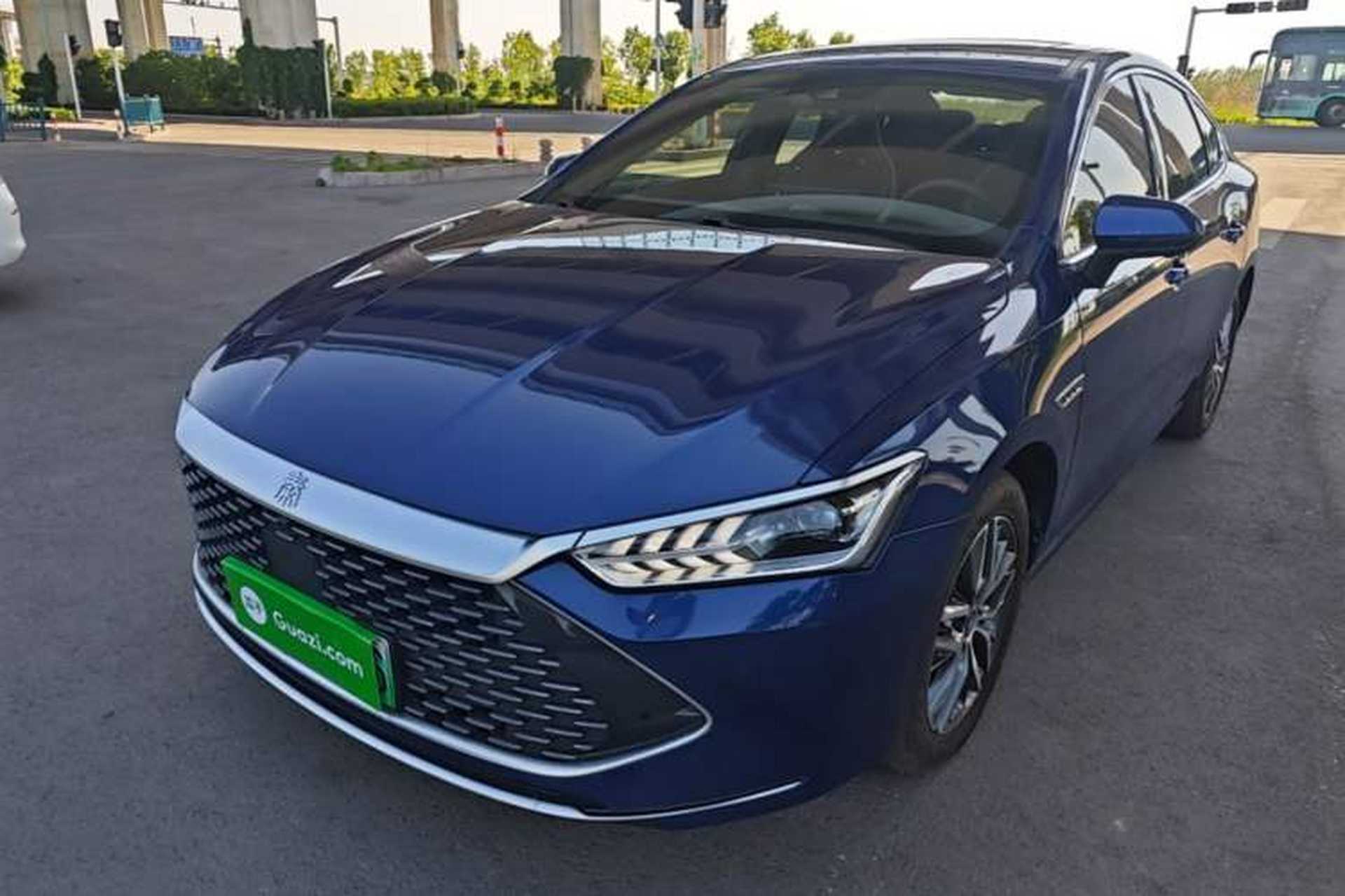 Used BYD Qin PLUS 2021 DM-i 120KM Flagship Model Front Left 45 Deg