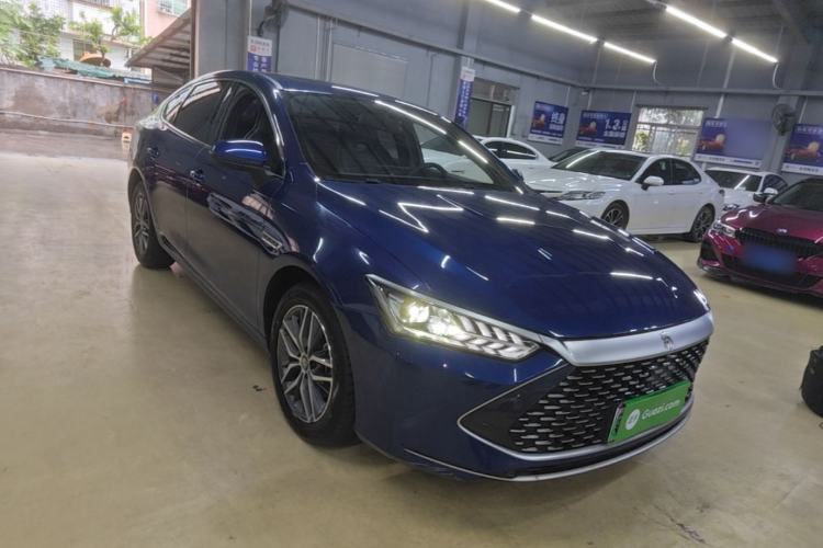 Used BYD Qin PLUS 2021 DM-i 55KM Flagship Model Front Right 45 Deg