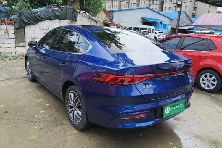 Used BYD Qin PLUS 2021 DM-i 55KM Flagship Model Rear Left 45 Deg