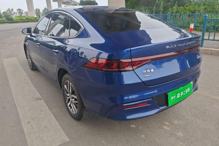 Used BYD Qin PLUS 2021 DM-i 120KM Flagship Model Rear Left 45 Deg
