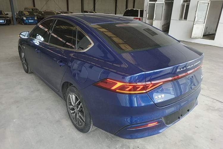 Used BYD Qin PLUS 2021 DM-i 55KM Flagship Model Rear Left 45 Deg