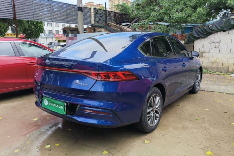Used BYD Qin PLUS 2021 DM-i 55KM Flagship Model Rear Right 45 Deg
