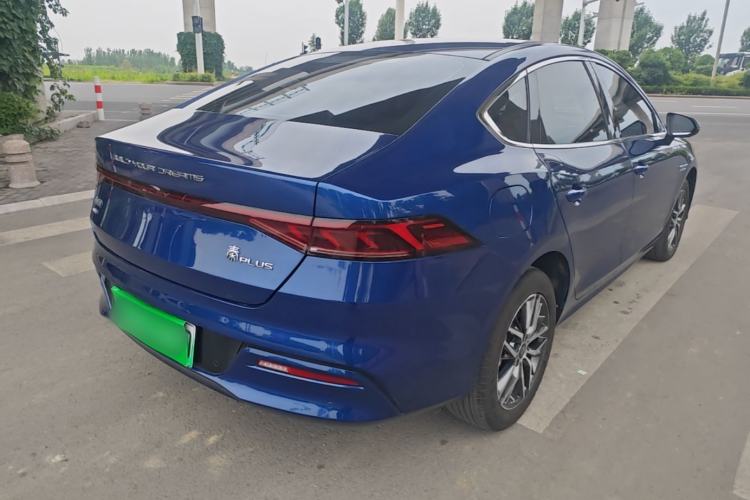 Used BYD Qin PLUS 2021 DM-i 120KM Flagship Model Rear Right 45 Deg