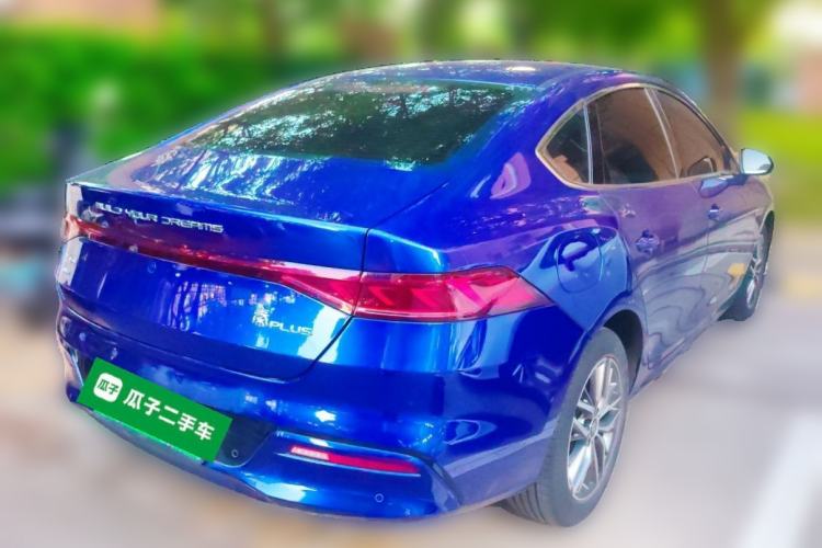 Used BYD Qin PLUS 2021 DM-i 55KM Flagship Model Rear Right 45 Deg