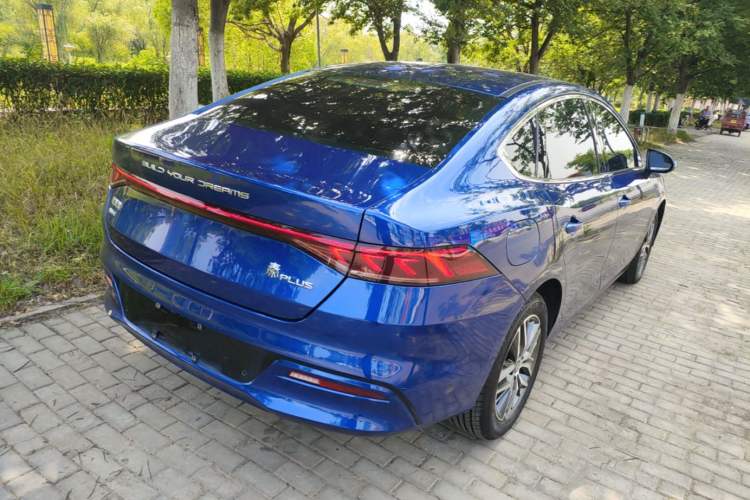 Used BYD Qin PLUS 2021 DM-i 55KM Flagship Model Rear Right 45 Deg