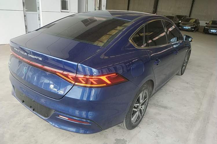 Used BYD Qin PLUS 2021 DM-i 55KM Flagship Model Rear Right 45 Deg